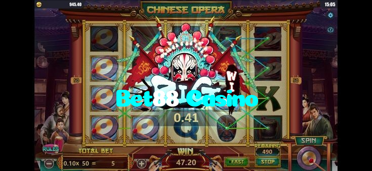 Bet88 Casino casino presented on mobile device in Pakistan with slots and live games